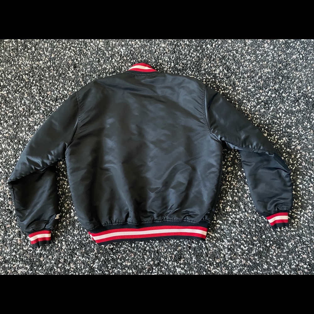 90s NBA Starter Chicago Bulls Varsity Jacket - Picture 3 of 3